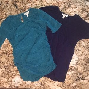 Jessica Simpson Maternity Top bundle of 2! Size Sm